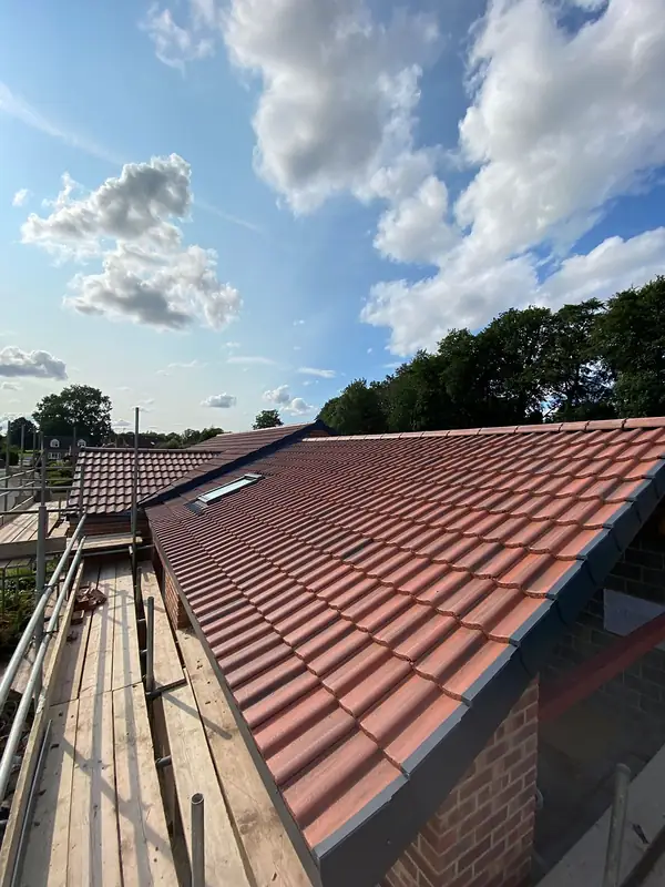 New tiled roof going on at Mallorie Court